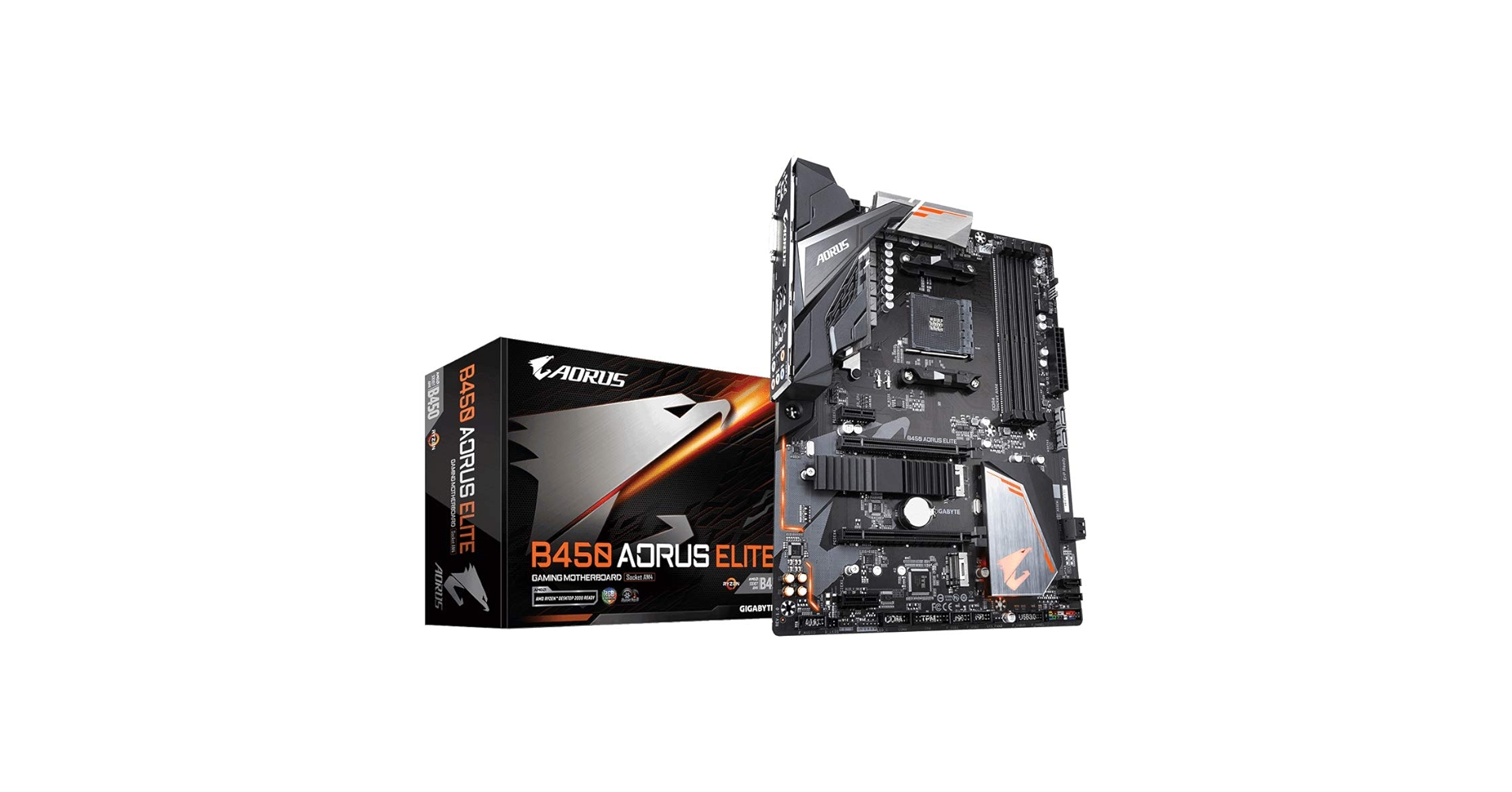 PCパーツ GIGABYTE B450 AORUS ELITE SocketAM4 Amazon.com: Gigabyte B450 Aorus Elite 主機板AMD B450 - Ryzen